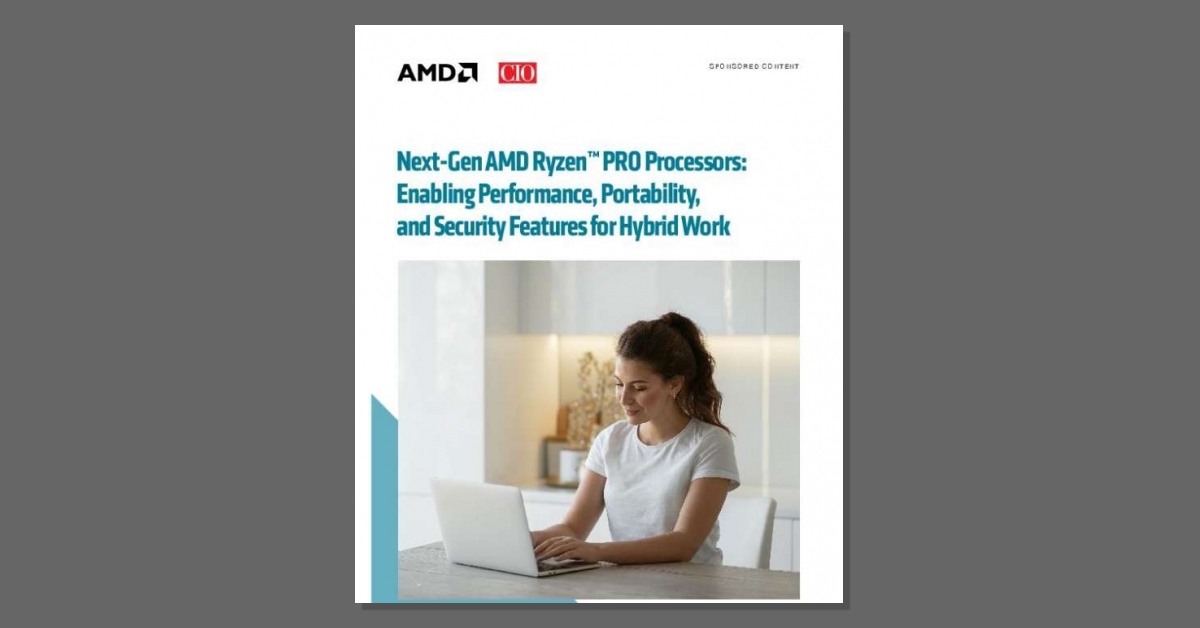 Next Gen AMD Ryzen PRO Processors Enabling Performance