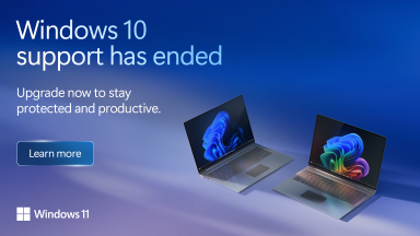 Windows 10 support has ended - DM me to discuss your upgrade plans and risks of delay