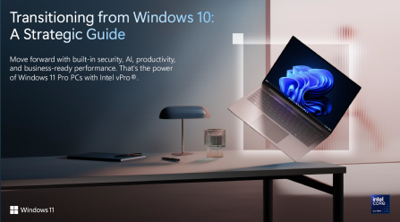Ready to take the leap away from Windows 10? Microsoft has provided a 'Strategic Guide to Transition from Windows 10' that delivers valuable insights to aid your upgrade decision. It explains the end of support for Windows 10 on October 14, 2025, and highlights the robust security, improved productivity, and innovative AI-capabilities brought to your organization by Windows 11 Pro & Copilot+ PCs with Intel vPro®. These PCs fill vital security gaps, while simplifying IT and future-proofing your organization. They offer 50% faster workflows on average compared to Windows 10 devices and reduce overall IT maintenance costs for migrated users. Also, get a glimpse of the most advanced AI capabilities with Copilot+. Remember, transition is important, but transition with clarity helps propel your company to new heights. Check out this insightful guide and contact us to transition to Windows 11 and new Surface Copilot+ PC devices today!
