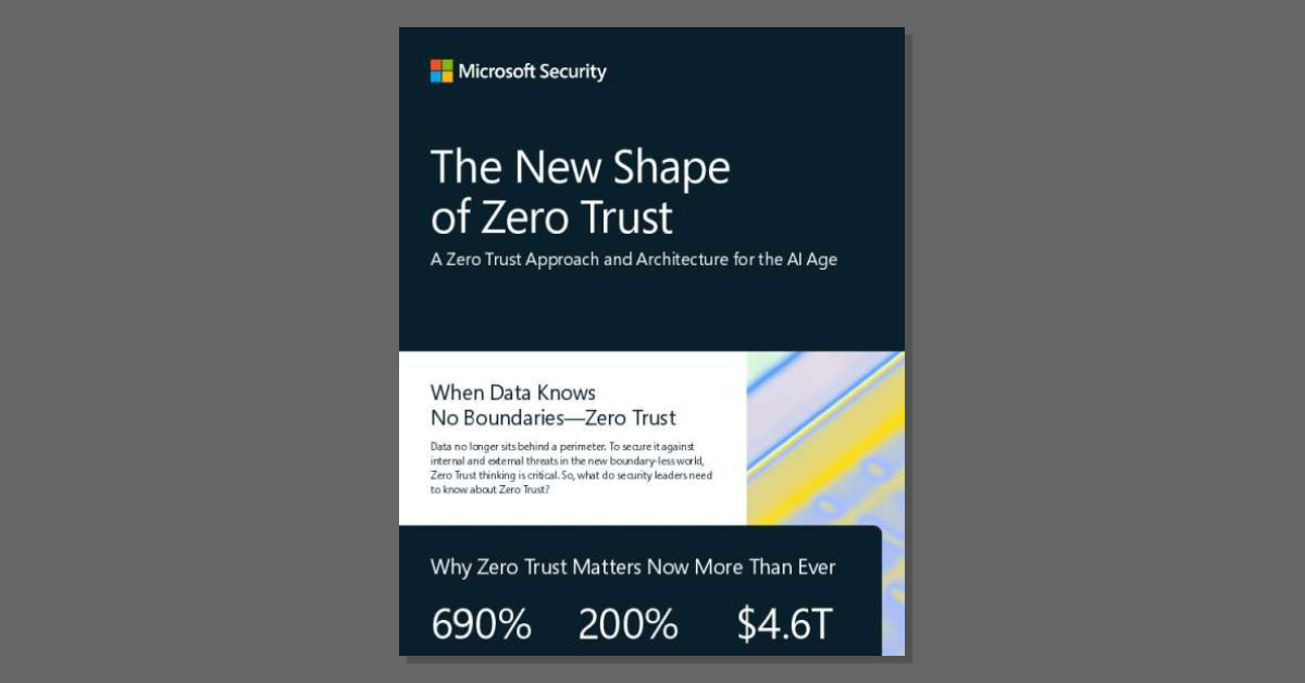 Security no longer starts and ends at the network edge. This infographic highlights how a modern Zero Trust approach replaces perimeter-based thinking with continuous verification, least-privileged access, and an assume-breach mindset. View the infographic to learn the basics of Zero Trust.