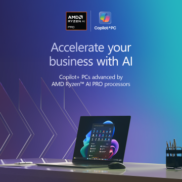 Message us to discuss how AI-powered #Copilot+ PCs with AMD Ryzen™ AI PRO processors deliver next-level speed, battery life, and security.
